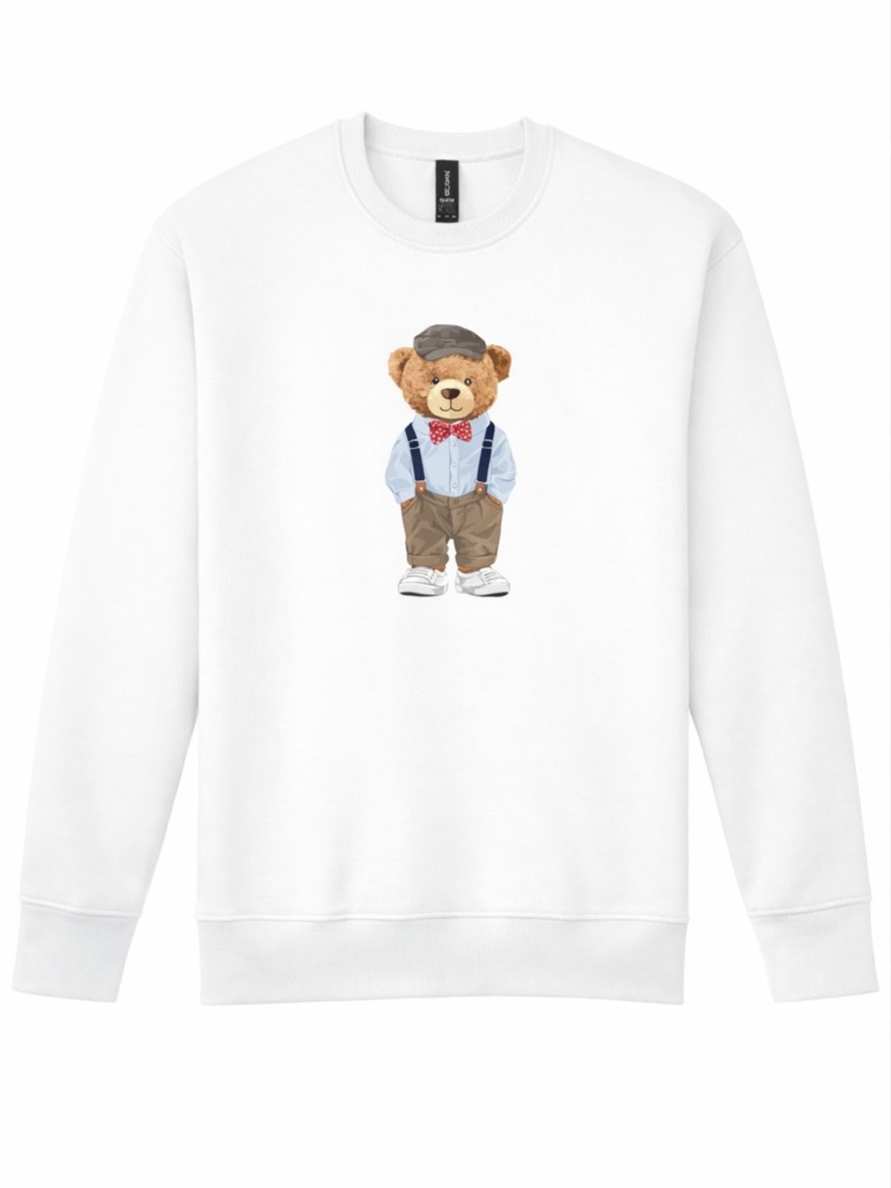 Preppy Teddy Bear Crewneck Sweatshirt Cute Aesthetic Outfit Cozy Gift